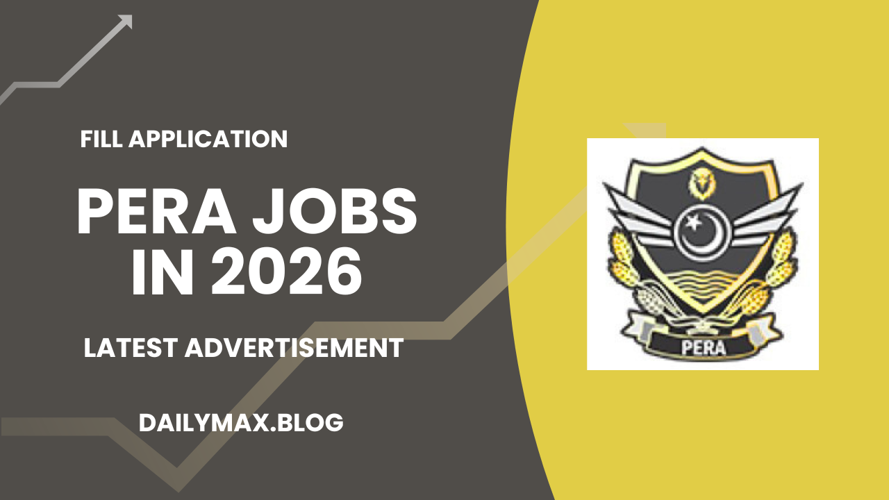 Latest Advertisement for Punjab Enforcement & Regulatory Authority PERA Jobs in 2026 | Fill Application Form at PERA Jobs 2026